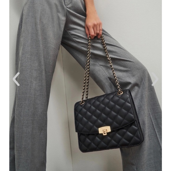 Charles & Keith Quilted Chain Bag - Picture 1 of 8